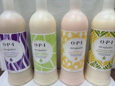 Loción corporal dulce para manos 4 OPI Avojuice violeta orquídea, mango, coco 32 fl oz. Foto 1 de 2