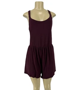 Imbodhi XXL Women Mini Jumpsuit Pull On Stretchy Cross Back 5” Inseam U11 - Picture 1 of 9