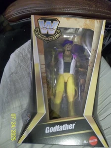 MATTEL 2024~WWE ELITE LEGENDS~GODFATHER~FIGURA DE ACCIÓN NUEVA~CON MANO INTERCAMBIABLE - Imagen 1 de 3
