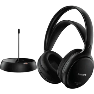 NEW Philips SHC5200 FM Wireless Headphones HiFi Black - Picture 1 of 6