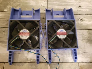 LOT 2 LENOVO 03X3717 THINKSERVER TS440 70AQ0009UX FRONT HARD DRIVE FAN ASSEMBLY - Picture 1 of 4