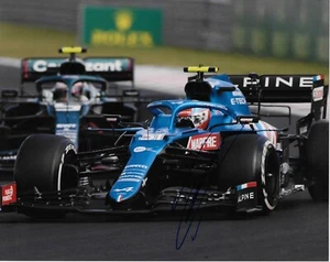 Signed Esteban Ocon Formula 1 Alpine Racing 8x10 Photo #19 2023 Original - Picture 1 of 2
