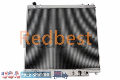 Radiador de aluminio para Ford F250 F350 F450 Super Duty 1999-2005 6,8 L 7,3 L 2 filas Foto 1 de 4