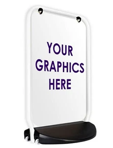 A Board Swinger 4000 Pavement Sign Graphics Includes - Picture 1 of 2