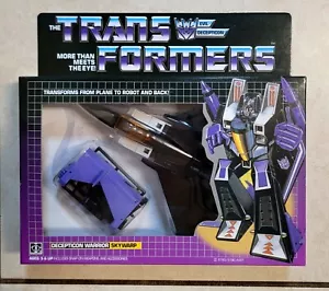 TRANSFORMERS G1 SKYWARP US SELLER MISB RARE! DECEPTICON JET TOY ROBOT SEEKER - Picture 1 of 3