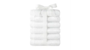 2 Soft Terry Cotton 6 Pack Wash Cloths Morgan Home Multi Color Washcloths Rags - Picture 1 of 2