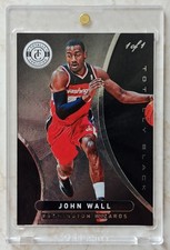 PANINI TOTALLY CERTIFIED 2012-13 TOTALLY BLACK JOHN WALL 1/1 MASTERPIECE 1 OF 1