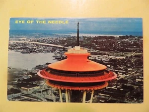 Cartolina vintage Seattle Washington vista aerea della città dallo Space Needle 1962 - Foto 1 di 2