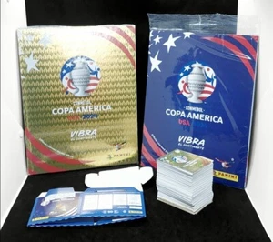 ALBUM COPA AMERICA USA 2024 GOLD Hardcover Panini + Full Set 430/430 - Picture 1 of 4