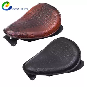 Bobber Motorcycle Solo Seat Spring Black For Honda Shadow Spirit ACE VT 1100 750 - Picture 1 of 17