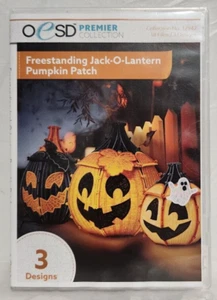 OESD #12942USB Premier Collection : Freestanding Jack-O-Lantern Pumpkin Patch