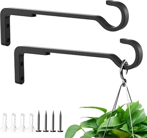 20 cm Wandhaken für Blumenampel, Pflanzenhalterung Blumenampelhalter, Hängepflan - Bild 1 von 5