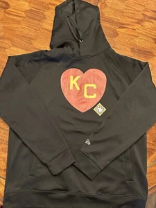 Sudadera con Capucha New Era Negra Leagues Heritage Kansas City Monarchs Talla XXL - Imagen 1 de 3