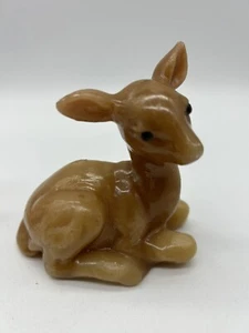 Vintage Lorelei Hand Made Candle Gatlinburg TN Deer Fawn UNUSED - Picture 1 of 8