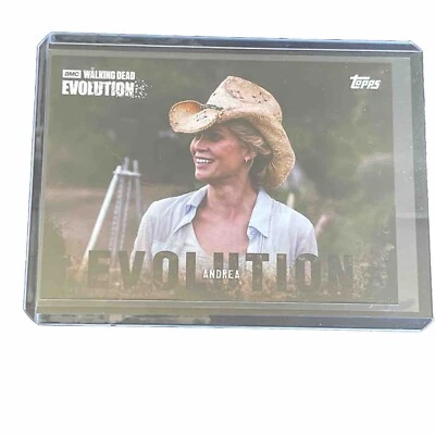 Topps Walking Dead AMC ANDREA (Laurie Holden) Evolution BLACK MOLD /50 SP #66 - Image 1 of 2