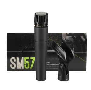For Shure SM-57 NEW Packet Dynamic Vocal Microphone Stand Wired Black Mic