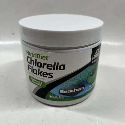 NutriDiet Chlorella Flakes w/ Probiotics (50g) - 1.8 oz Seachem. New formula  - Image 1 of 3