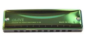 Suzuki OLIVE C-20 10 holes Harmonica Japan - Picture 1 of 3
