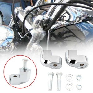 Elevador de manillar cromado motocicleta para Honda VTX1300C 2004-2009 - Imagen 1 de 8