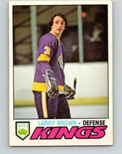 (HCW) 1977-78 O-Pee-Chee #289 Larry Brown  Los Angeles Kings V14993