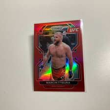 Marcin Tybura 2022 Panini Prizm UFC Red Refractor Card 16/299 #140