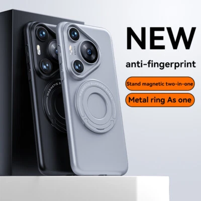 For Huawei Pura 70 Pro+ Luxury Matte Hybrid Armor KickStand Shell Case Cover - Image 1 of 4