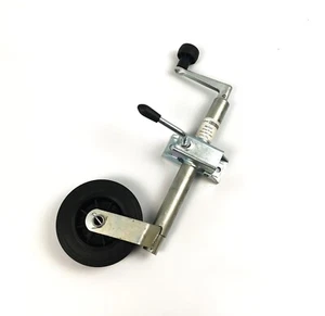 75KG 34mm Telescopic Jockey Wheel With Clamp Trailer Caravan Boat Horse Box - Picture 1 of 1