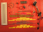Kit de démarrage de projet électronique D planche à pain de base, fil, DEL, résistance, LM335