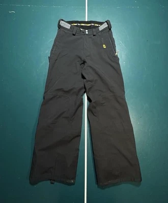 Descente DNA Snow Pants Men Size 30 Black Adjustable Ski Snowboard Zipper Tech - Image 1 of 4