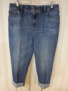 Chicos Damen So Slimming Girlfriend Crop Jeans, Größe 1,5, 5 Pkt. Design, Logo, - Bild 1 von 9