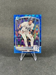 2025 Bowman Chrome Aidan Smith RC rifrattore onda raggi blu /150 - raggi - Foto 1 di 2