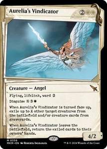 NM Foil M - Aurelia's Vindicator (Showcase): Murders at Karlov Manor - Picture 1 of 1