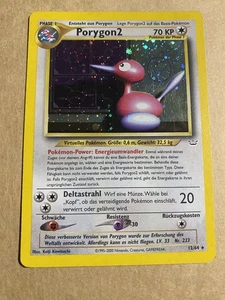 Pokemon Porygon2 12/64 Neo Revelation Holo Rare Holo LP GERMAN - Picture 1 of 2