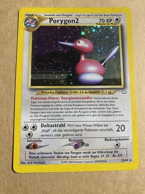 Pokemon Porygon2 12/64 Neo Revelation Holo Rare Holo LP GERMAN - Image 1 of 2