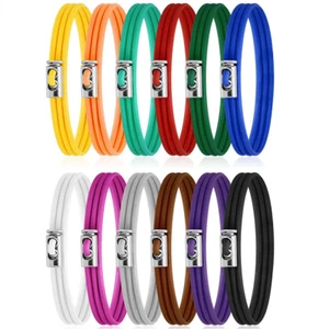 Set of 12 Trash Can Rubber Bands Adjustable  Garbage Can Bands Cord Fits8179 - Imagen 1 de 6