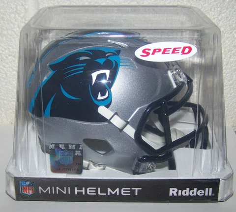 Carolina Panthers NFL Speed Style Replica Mini Football Helmet Riddell Cover