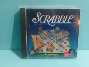 Scrabble CD Rom PC Crossword Game Vtg 1996 Hasbro Interactive Milton Bradley - Picture 1 of 5