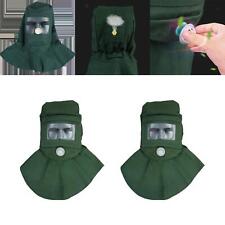 Sandblasting Hood Cloak Protective Tool with face shield Protective Canvas