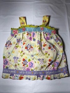 EUC Matilda Jane Girl Art In The Park Ethel Top Size 4 Multicolor Lavender  - Picture 1 of 8