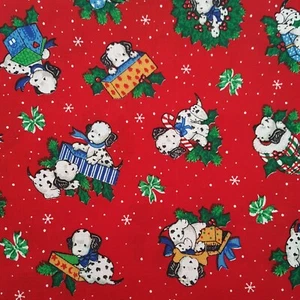 Nuevas Telas Concord Navidad 41 x 44 en Multicolor Cachorros Artesanía Edredón Coser - Imagen 1 de 12