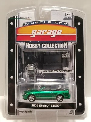 GREENLIGHT Green Machine MUSCLE CAR GARAGE Hobby Coll.  2008 Shelby GT500  Chase - Image 1 of 4