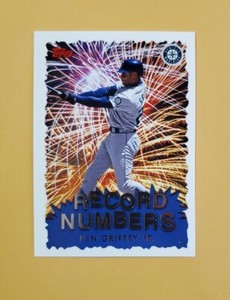 1999 Topps Record Numbers #RN4 Ken Griffey Jr. HOF 