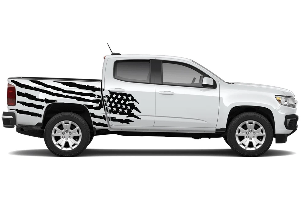 Bandera de Estados Unidos EE. UU. Calcomanías Gráficas Adhesivo para Chevrolet Colorado Kit 2015 - Presente Foto 1 de 4