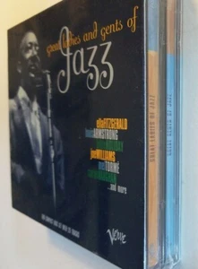 Great Ladies & Gents of Jazz 2 CDs, Verve Holiday Vaughn Armstrong SHRINKWRAPPED - Picture 1 of 3