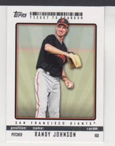 RANDY JOHNSON - MLB - 2009 - TOPPS TICKET TO STARDOM - CARD No # 160 - Picture 1 of 2