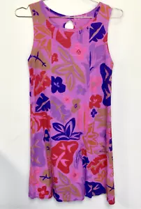 Fresh Produce Damen Seeglas Regenbogenblüten Marissa Blumen Tank Kleid Größe SM - Bild 1 von 11