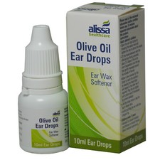 Olive Oil Ear Drops Softens Removes Ear Wax - 10ml