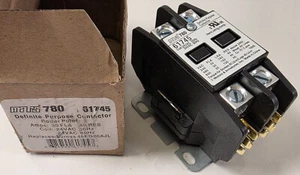 NEW Mars 61745 2P 30A 24V Coil 780 Series Definite Purpose Contactor 45EG20AJL - Picture 1 of 4