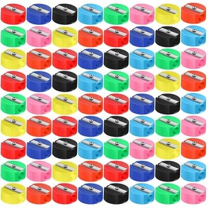 72 Pieces Pencil Sharpeners Bulk for Kids, Mini Plastic Handheld Sharpener, C... - Picture 1 of 7