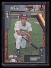 1992 Greensboro Hornets Fleer/ProCards 782 Jorge Posada Rookie